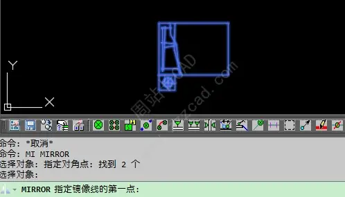 CAD镜像命令，可以直接实现中点镜像吗？