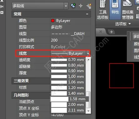CAD答疑栏 | CAD中线宽要怎么设置?线宽不显示怎么办?