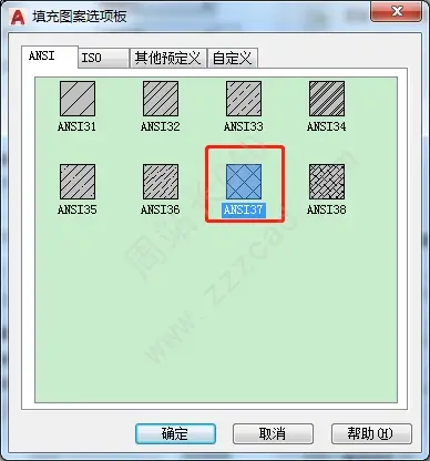 CAD填充图案看不到图案？像是实体填充？