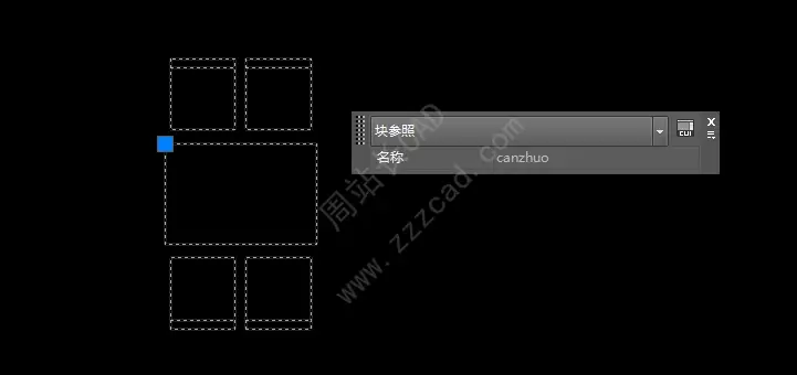CAD动态块实例：创建一个可选择餐桌！想带椅子，还是单桌？想一桌，还是拼桌？你说了算！