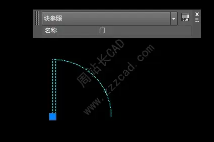 CAD动态块实例：门动态块！一个块搞定所有需要插入门的操作！