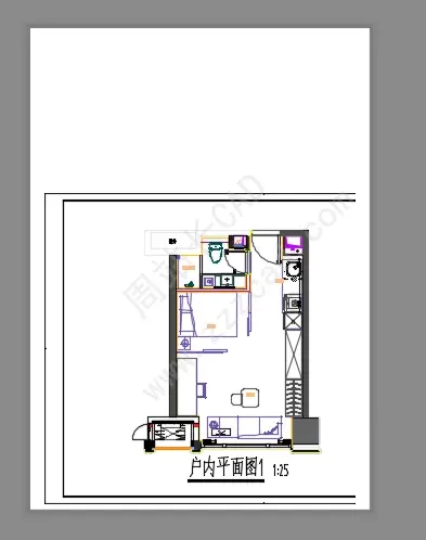 CAD打印，图纸显示半个？问题出在哪里？
