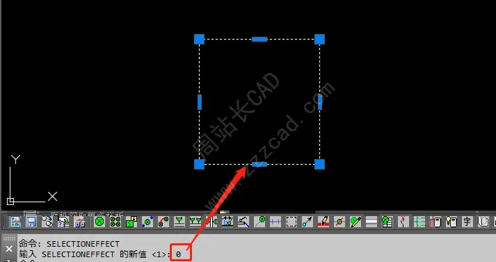 CAD选中对象就亮显？不想要亮显效果？怎么办？