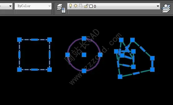 CAD图形对象，随图层显示，一键设置怎么用？