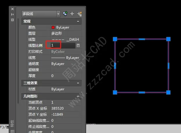 CAD图纸中虚线显示实线？