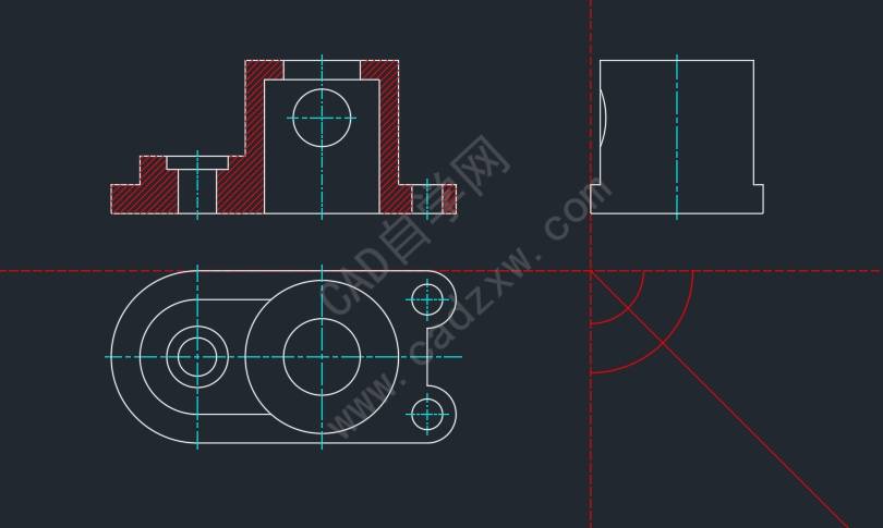 cad mechanical机械版投影命令怎么用