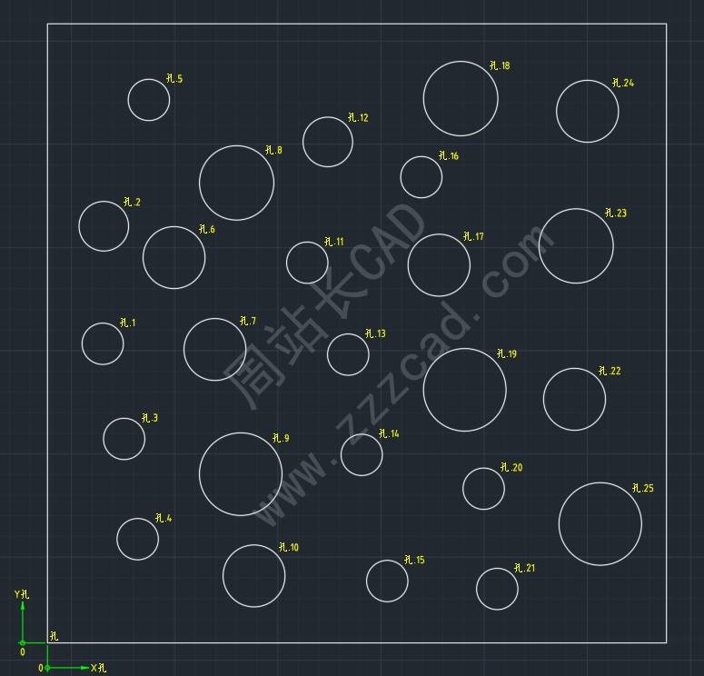 利用AutoCAD Mechanical孔特征图表生成坐标列表和孔表以及导出excel