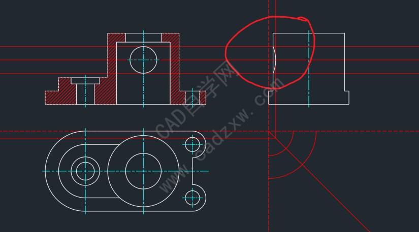 cad mechanical机械版投影命令怎么用