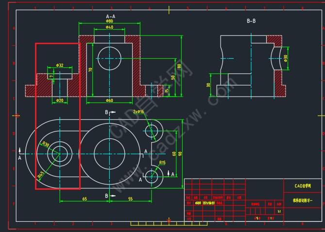 利用AutoCAD Mechanical新建视图功能插入视图快速绘制三视图