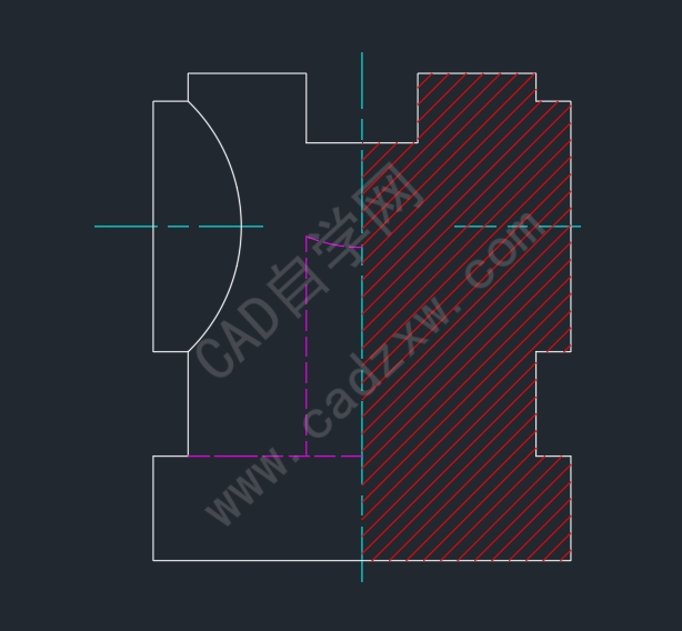 利用AutoCAD Mechanical隐藏位置进行消隐图形
