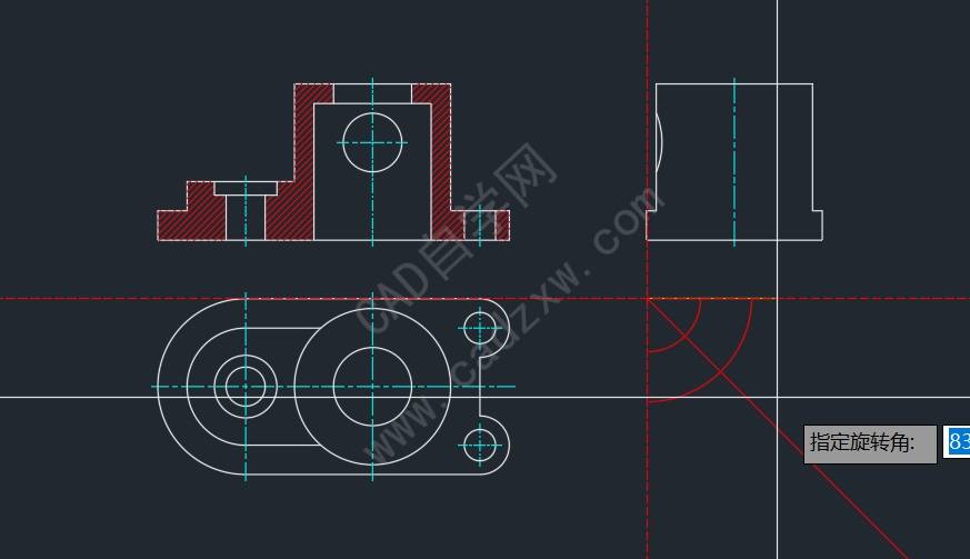 cad mechanical机械版投影命令怎么用