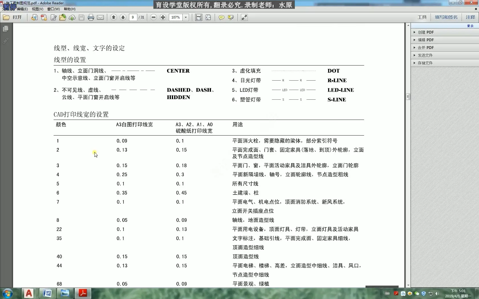 【出图标准】6.2 标准施工图纸制作规范