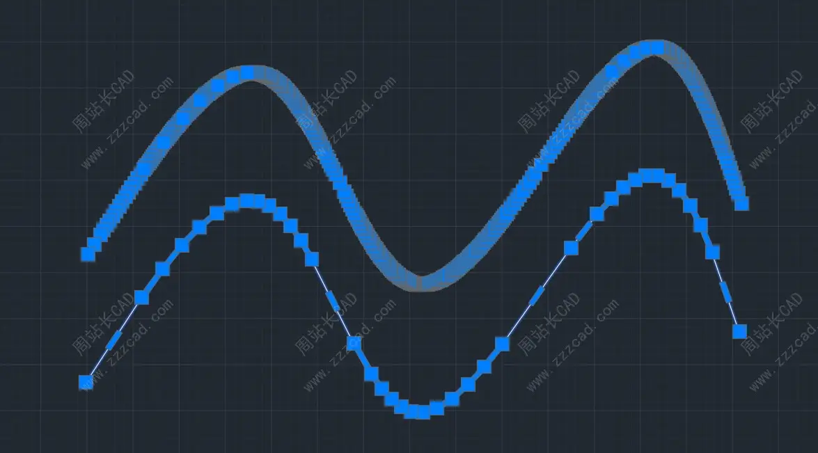 一键批量优化CAD多段线顶点数量